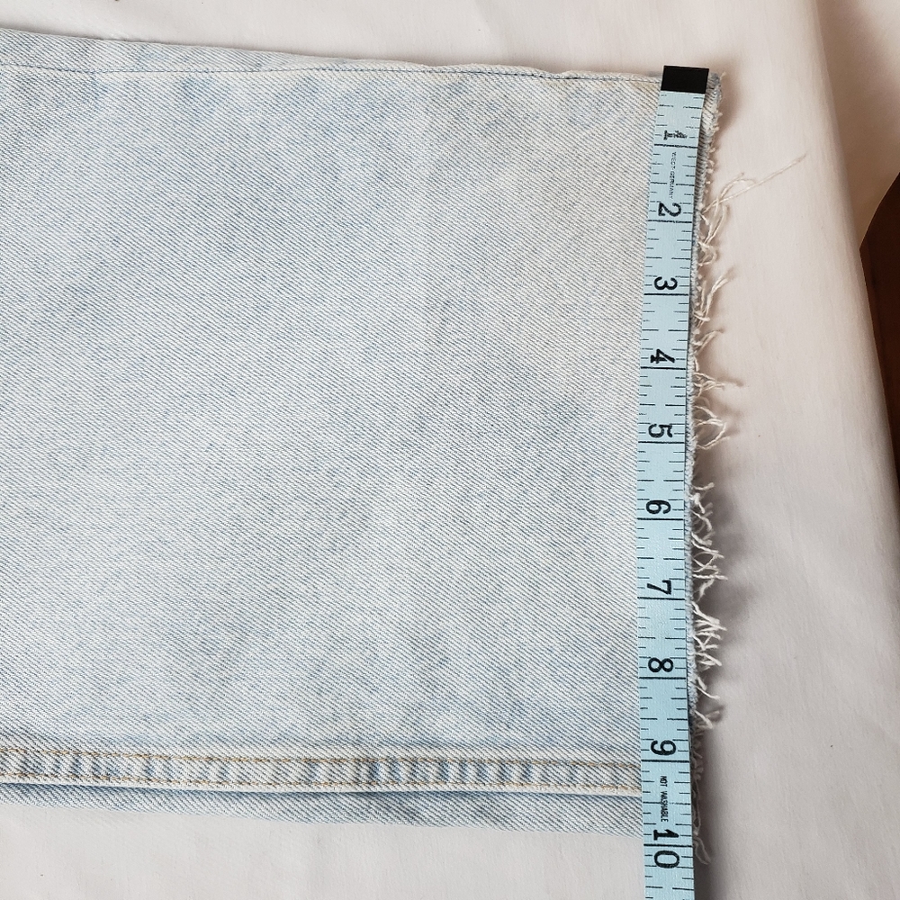 Zara Blogger Wide Legs Ripped Distressed High Rise Jeans - Picture 7 of 12